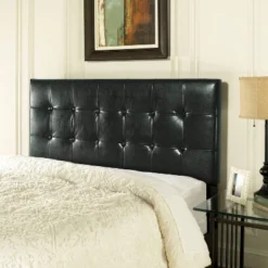 Full/Queen Andover Headboard Black - Crosley