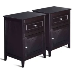 Costway End Table Nightstand Living Room Furniture Espresso Beechwood 13 Costway End Table Nightstand Living Room Furniture Espresso Beechwood -DreamNest Store GUEST 00efd991 ea19 41a1 bbe1 af38c2e3d23a