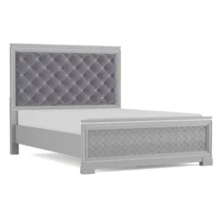6pc Tenaya Bedroom Set Silver/Gray - HOMES: Inside + Out -DreamNest Store GUEST 020db8e2 6070 4de0 b6ae aa7c66ee9bee