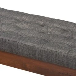 Alona Medium Wood Dining Bench Gray - Baxton Studio -DreamNest Store GUEST 027a30bb 16f0 43b7 ad0e 27899b9ad394