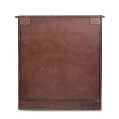 Terrell Handcrafted Boho Mango Wood Cabinet Antique Natural - Christopher Knight Home 3 Terrell Handcrafted Boho Mango Wood Cabinet Antique Natural - Christopher Knight Home - Image 3