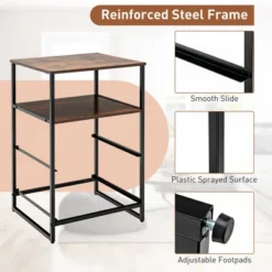 Costway 2-Drawer Dresser W/ Shelves Fabric Dresser Sturdy Steel Frame Wooden Top Rustic 16 Costway 2-Drawer Dresser W/ Shelves Fabric Dresser Sturdy Steel Frame Wooden Top Rustic -DreamNest Store GUEST 02d3a242 b655 454a b640 3cf55cddec30