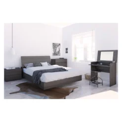 Queen Tribeca Platform Bed Black - Nexera -DreamNest Store GUEST 02fa3b1a 324b 4c87 aa28 2fef27115a7f