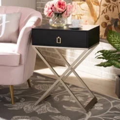 1 Drawer Patricia Brass Tone Metal Nightstand - Baxton Studio 16 1 Drawer Patricia Brass Tone Metal Nightstand - Baxton Studio -DreamNest Store GUEST 0307bafc bc51 4c53 8fa3 e4bdface855e