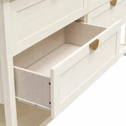 Primrose Wide 4 Drawer Dresser With Lower Shelf - Mr. Kate -DreamNest Store GUEST 0325f1ca 2243 4694 bf5d 3b1f03099d29