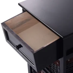 Costway Set OF 2 Night Stand 3 Tier 1 Drawer Bedside End Table Organizer Wood W/2 Basket -DreamNest Store GUEST 034e5b3e 5782 4937 86e8 fc090e658948