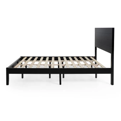 Queen Edgecombe Wooden Low-Profile Platform Bed - Christopher Knight Home 2 Queen Edgecombe Wooden Low-Profile Platform Bed - Christopher Knight Home - Image 2