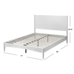 Queen Casta Platform Wood Bed - Lifestorey -DreamNest Store GUEST 03c2c40b aefc 4204 86a8 7ae9fe1e6562