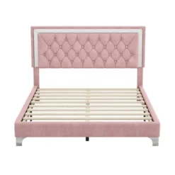 3 PCS Bedroom Sets, Queen Size Upholstered Platform Bed With Two Nightstands-ModernLuxe 12 3 PCS Bedroom Sets, Queen Size Upholstered Platform Bed With Two Nightstands-ModernLuxe -DreamNest Store GUEST 0439a4f1 352d 4c07 b3f6 6f5e43511eef