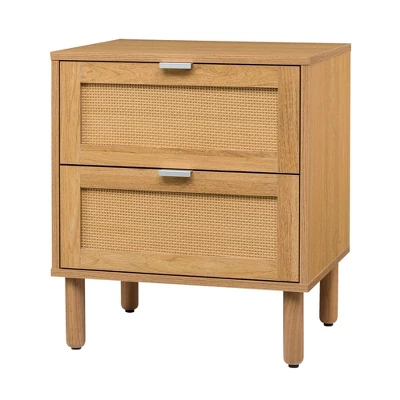 Orre 2 Drawer Nightstand - Sango 7 Orre 2 Drawer Nightstand - Sango - Image 7