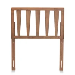 Duncan Wood Headboard Walnut - Baxton Studio