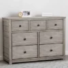 Simmons Kids' Monterey 7 Drawer Dresser - Rustic White