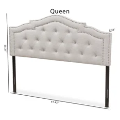Queen Edith Modern And Contemporary Fabric Headboard Beige - Baxton Studio 9 Queen Edith Modern And Contemporary Fabric Headboard Beige - Baxton Studio -DreamNest Store GUEST 063973f1 11ac 41e9 bc09 1328a255a6bb