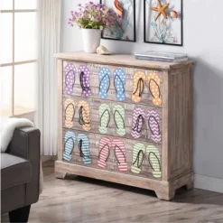 Key West Three Drawer Chest Flipflop Design Gray - StyleCraft -DreamNest Store GUEST 06420006 b0c8 496c bacb 7c0a634ace99