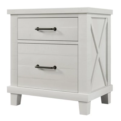 Organnice Wood 2-Drawer Nightstand 2 Organnice Wood 2-Drawer Nightstand - Image 2