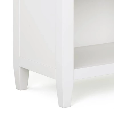 24" Sterling Solid Wood Nightstand White - WyndenHall 4 24" Sterling Solid Wood Nightstand White - WyndenHall - Image 4