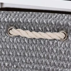 Costway Storage Drawer Unit 4 Woven Basket Cabinet Chest Bedside Table Nightstand -DreamNest Store GUEST 087a97cc 9fde 414e 9c97 24efbb8a2f36