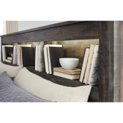 Queen/Full Drystan Bookcase Headboard - Signature Design By Ashley -DreamNest Store GUEST 087fc94c 12fe 46d2 b56c b7945ee70644