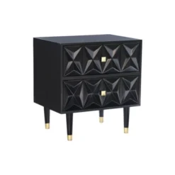 2 Drawer Geo Textured Nightstand - Linon 31 2 Drawer Geo Textured Nightstand - Linon -DreamNest Store GUEST 08872d7b ea53 4492 9d61 c845318c1511