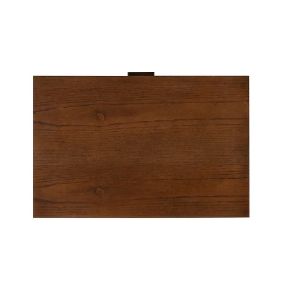 Reid 4 Drawer Chest Walnut - Linon 5 Reid 4 Drawer Chest Walnut - Linon - Image 5