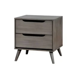 Mid-Century Modern Nightstand - Benzara -DreamNest Store GUEST 08a01489 afd3 418b b693 3483741afd7d