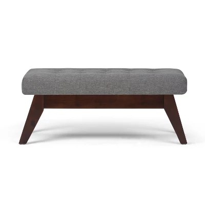 40" Tierney Mid-Century Tufted Ottoman Bench - WyndenHall 2 40" Tierney Mid-Century Tufted Ottoman Bench - WyndenHall - Image 2