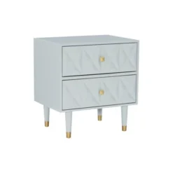 2 Drawer Geo Textured Nightstand - Linon 32 2 Drawer Geo Textured Nightstand - Linon -DreamNest Store GUEST 08ebf201 ae0e 40a9 bd6f 260efe6db733