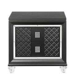 30" Sawyer Nightstand Metallic Gray - Acme Furniture -DreamNest Store GUEST 08ec821f 7687 4898 aa4a 3763e5bc51bf