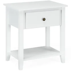 Costway Nightstand Beside Table Chest Sofa Table End Table Accent Table White 22 Costway Nightstand Beside Table Chest Sofa Table End Table Accent Table White -DreamNest Store GUEST 09c34921 7ab0 4b6b 8990 fc5ab612203f