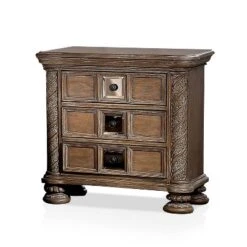 5pc Lellen Bedroom Set Beige/Rustic Natural Tone - HOMES: Inside + Out -DreamNest Store GUEST 09c52c7b 8e06 469e 9ccf beea479bd176