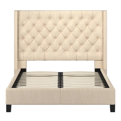 Highland Park Button Tufted Wingback Platform Bed - Inspire Q 5 Highland Park Button Tufted Wingback Platform Bed - Inspire Q - Image 5