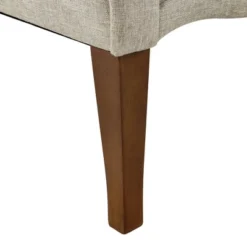 HOMCOM Traditional Style Entryway Bed End Shoe Bench With Button Tufted And Rounded Arm For Living Room -DreamNest Store GUEST 0a45a36a 25a0 40de 9cdb f6830a1b81a6