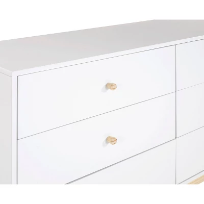 60" 6 Drawer Double Dresser - Alaterre Furniture 6 60" 6 Drawer Double Dresser - Alaterre Furniture - Image 6