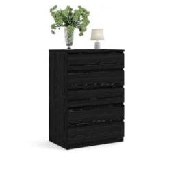 Wood Scottsdale 5 Drawer Chest In Black Woodgrain-Tvilum 19 Wood Scottsdale 5 Drawer Chest In Black Woodgrain-Tvilum -DreamNest Store GUEST 0aa7bff9 def8 4dcd baac 791b46404c2c