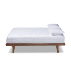 Kaia Finished Wood Platform Bed Frame - Baxton Studio -DreamNest Store GUEST 0ac19fed 630b 44c5 b4a5 945bd50beb86