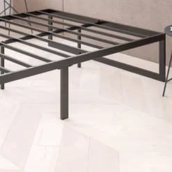 Flash Furniture 14 Inch Metal Platform Bed Frame - No Box Spring Needed With Steel Slat Support And Quick Lock Functionality -DreamNest Store GUEST 0c62ee91 5be4 476f 8c7f 7bfb28ab2e8a