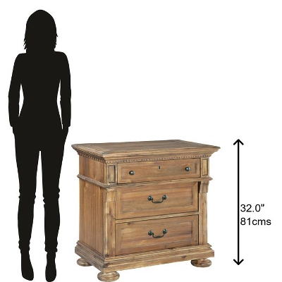Hekman 23363 Hekman Three Drawer Night Stand 2-3363 799 1 Hekman 23363 Hekman Three Drawer Night Stand 2-3363 799