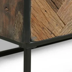 Burdine Handcrafted Boho Wood 3 Drawer Cabinet Natural/Black - Christopher Knight Home -DreamNest Store GUEST 0c925f12 2f90 4c37 992b 34cdb18d9e0a