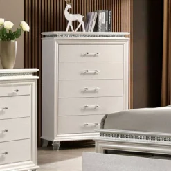 2pc Granite Nightstand And Chest Set Pearl White - HOMES: Inside + Out -DreamNest Store GUEST 0cdfb9e9 8e38 41b9 be67 275caa77cd81