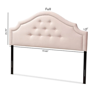 Cora Velvet Headboard -Baxton Studio 5 Cora Velvet Headboard -Baxton Studio - Image 5