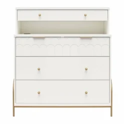 Anastasia 4 Drawer Dresser With Hutch White - CosmoLiving By Cosmopolitan -DreamNest Store GUEST 0ea41441 6310 4bb5 80b3 4cc39bffedb7