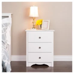 Monterey 3 Drawer Nightstand - White - Prepac 7 Monterey 3 Drawer Nightstand - White - Prepac -DreamNest Store GUEST 0eb7a7ba 094a 4302 a34b 5f740aa00803