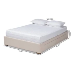 Leni Bed Frame - Baxton Studio 18 Leni Bed Frame - Baxton Studio -DreamNest Store GUEST 0f9698c2 847e 4d83 8187 80ee588dfc15