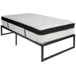 Flash Furniture 14 Inch Metal Platform Bed Frame With 12 Inch Memory Foam Pocket Spring Mattress In A Box (No Box Spring Required) 21 Flash Furniture 14 Inch Metal Platform Bed Frame With 12 Inch Memory Foam Pocket Spring Mattress In A Box (No Box Spring Required) -DreamNest Store GUEST 10835382 1f93 44fe 9664 200221486660