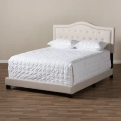 Emerson Modern And Contemporary Fabric Upholstered Bed - Baxton Studio -DreamNest Store GUEST 10a45b24 07e1 4a3a 978f 0eb046ae7e8f