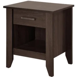 Passion Furniture Lennox 1-Drawer Nightstand (24 In. H X 18 In. W X 21 In. D)