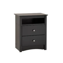 Tall 2 - Drawer Nightstand With Open Shelf - Prepac 15 Tall 2 - Drawer Nightstand With Open Shelf - Prepac -DreamNest Store GUEST 1119ef2c e89a 436a a8d2 1de0b7700b4a