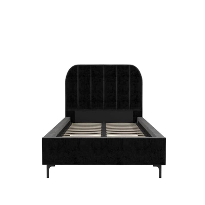 Cara Velvet Upholstered Bed - Room & Joy 6 Cara Velvet Upholstered Bed - Room & Joy - Image 6