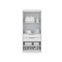 Set Of 3 Mulberry Open 3 Sectional Closet White - Manhattan Comfort -DreamNest Store GUEST 11760e3a e502 4f4f b2d5 31502a20d011