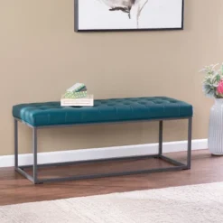Perscon Upholstered Hallway Bench Blue - Aiden Lane 9 Perscon Upholstered Hallway Bench Blue - Aiden Lane -DreamNest Store GUEST 117c05eb cf05 4312 9f92 9499ac67687d